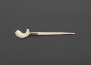 Cuchara de rapé o adorno para el cabello Nguni del Norte de African